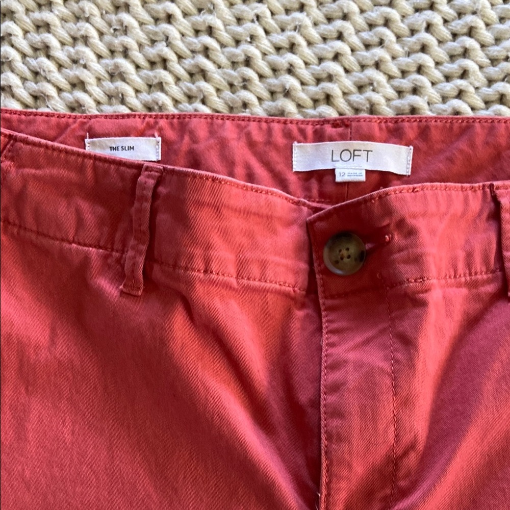 Vibrant Red Pants
